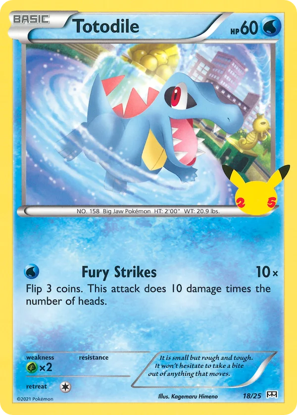 Totodile #18/25