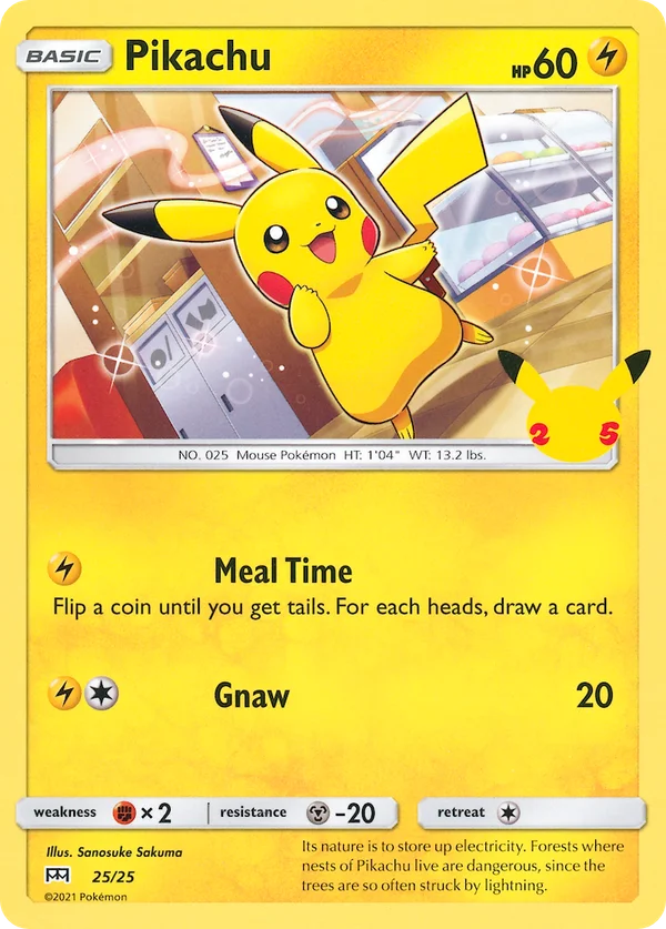 Pikachu #25/25