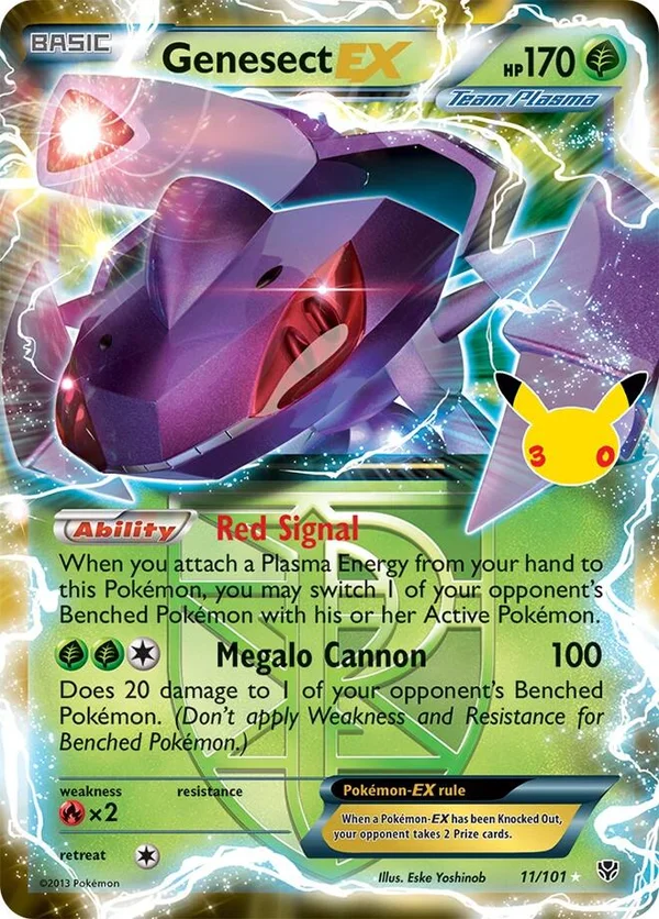 Genesect EX, 30th Celebration #4