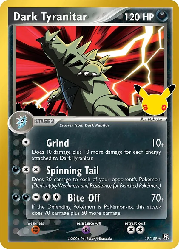 Dark Tyranitar, 30th Celebration #6