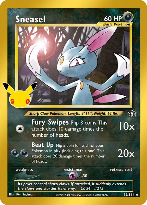 Sneasel, 30th Celebration #7
