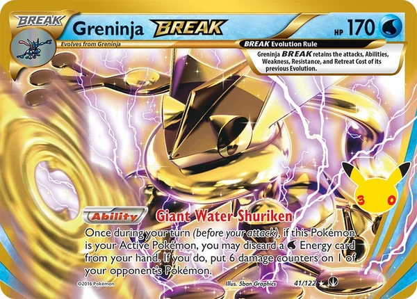 Greninja BREAK, 30th Celebration #9