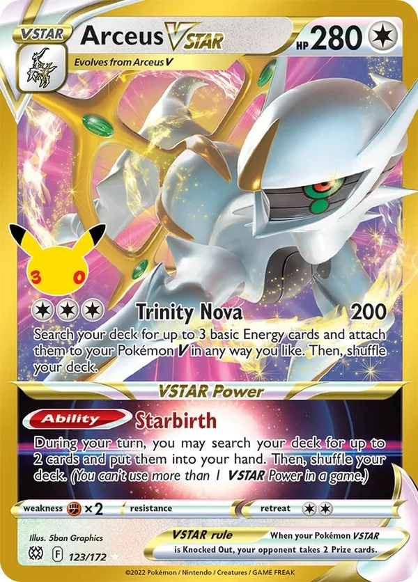 Arceus VSTAR, 30th Celebration #27