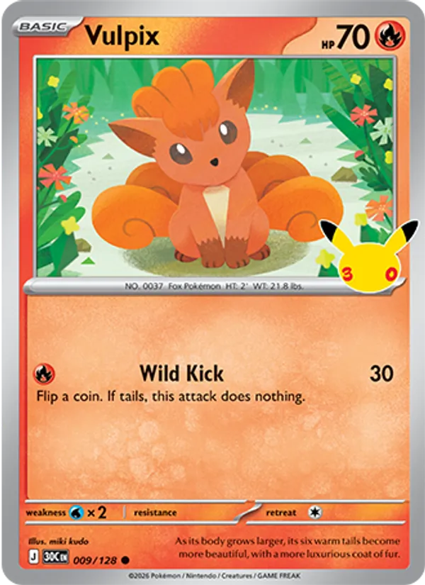 Vulpix #9/128