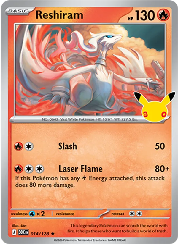 Reshiram #14/128