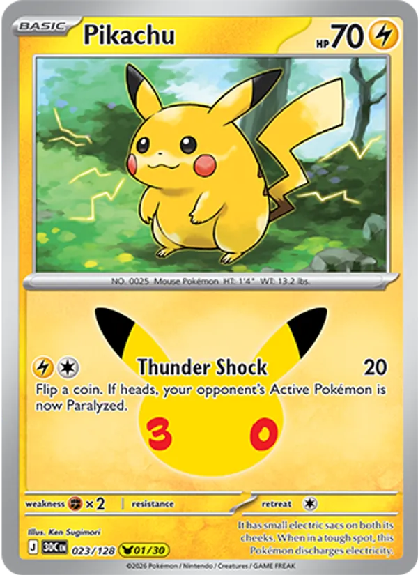 Pikachu #23/128