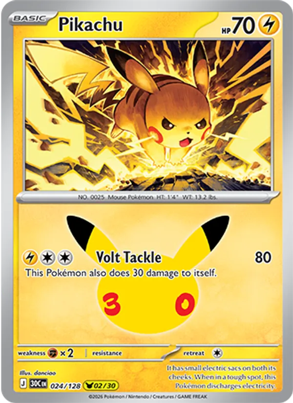 Pikachu #24/128