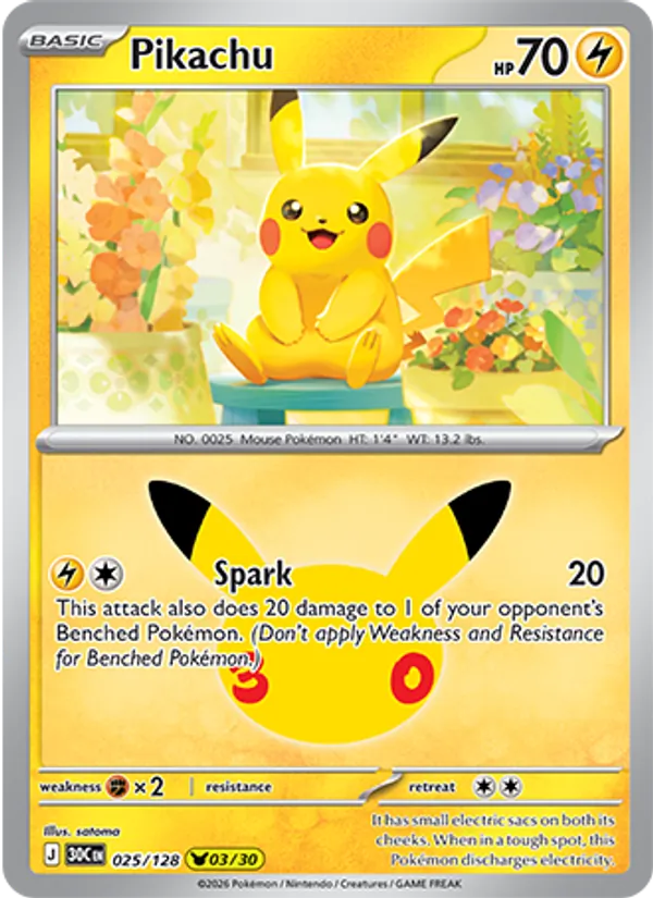 Pikachu #25/128