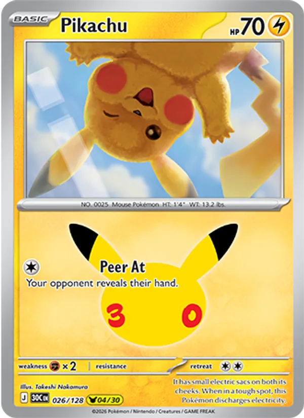 Pikachu #26/128
