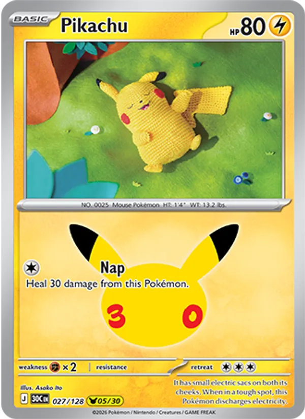 Pikachu #27/128