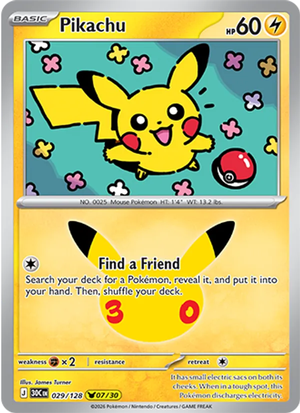 Pikachu #29/128