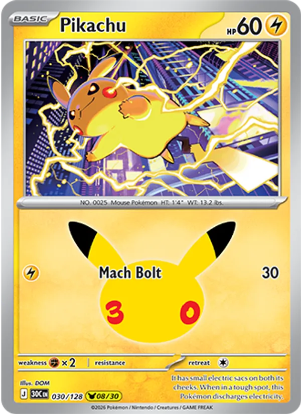 Pikachu #30/128