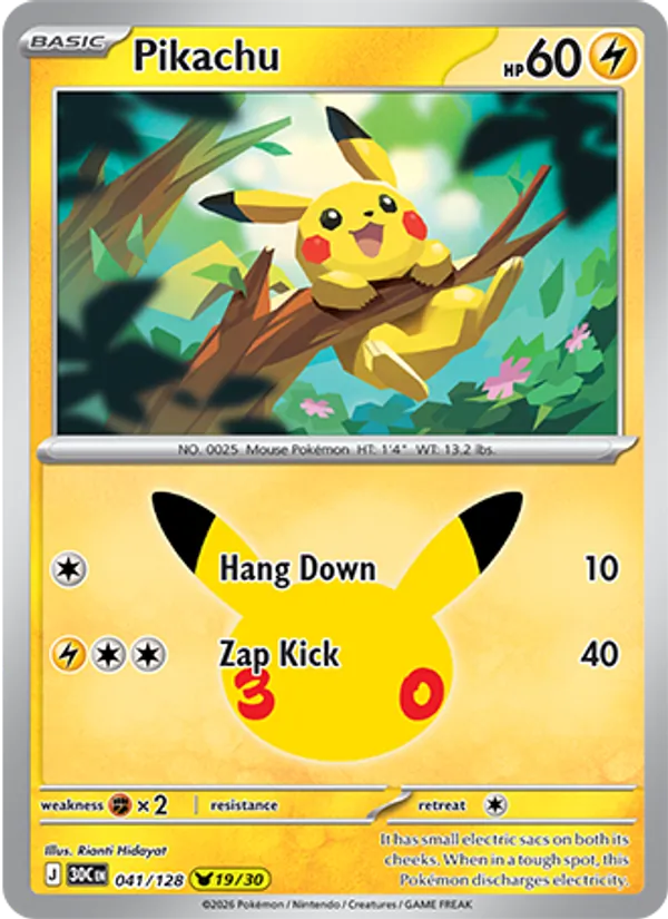 Pikachu #41/128