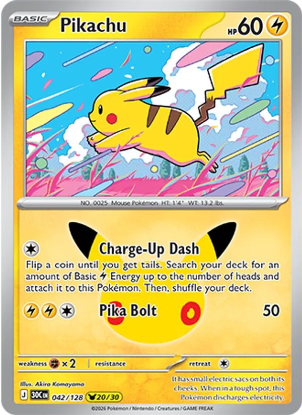 Pikachu #42/128