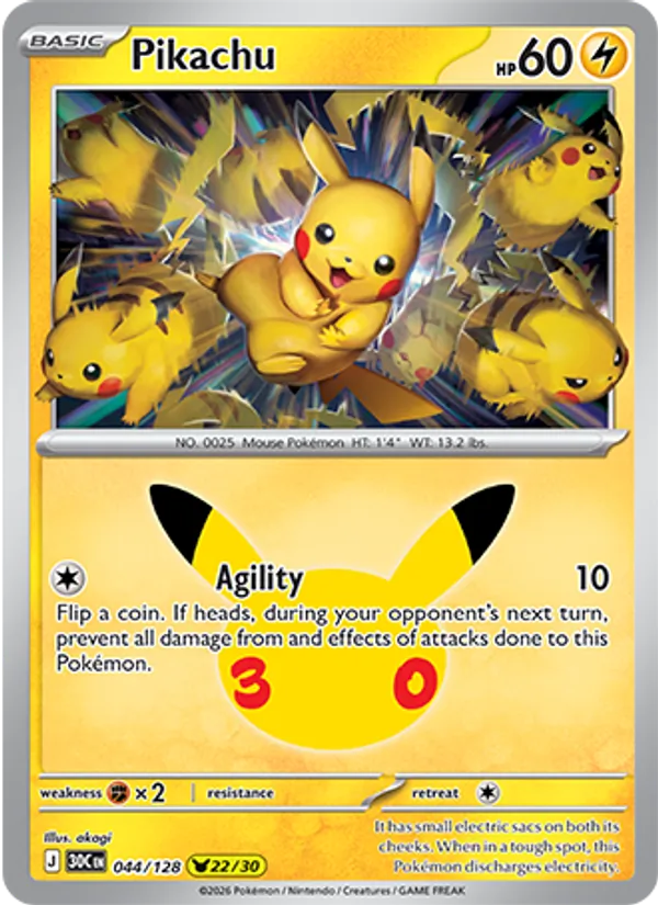 Pikachu #44/128