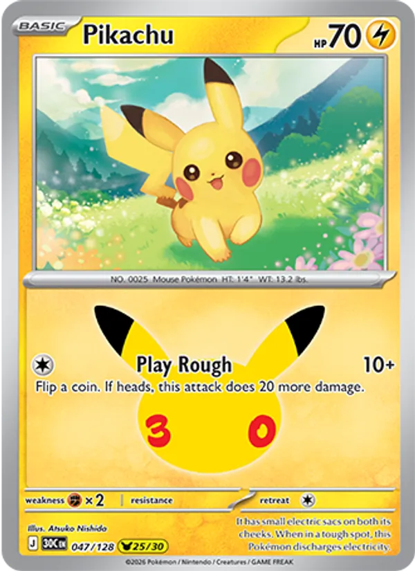 Pikachu #47/128