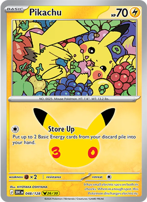 Pikachu #48/128