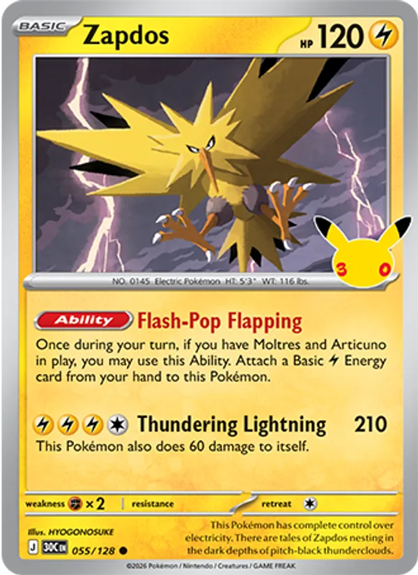Zapdos #55/128