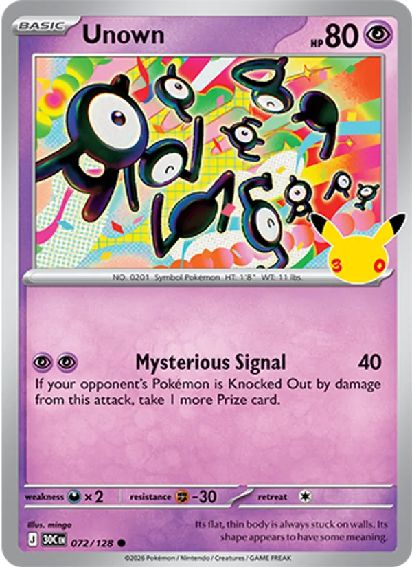 Unown #72/128