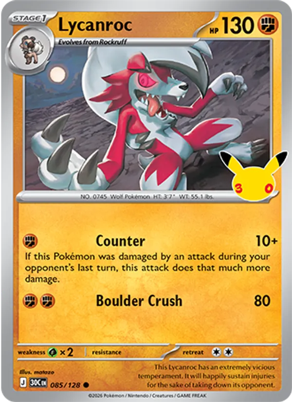 Lycanroc #85/128