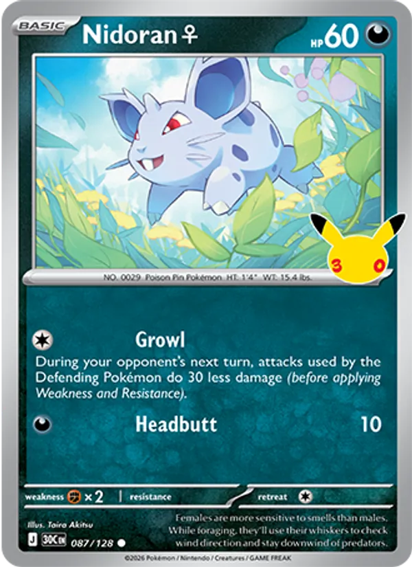 Nidoran♀ #87/128
