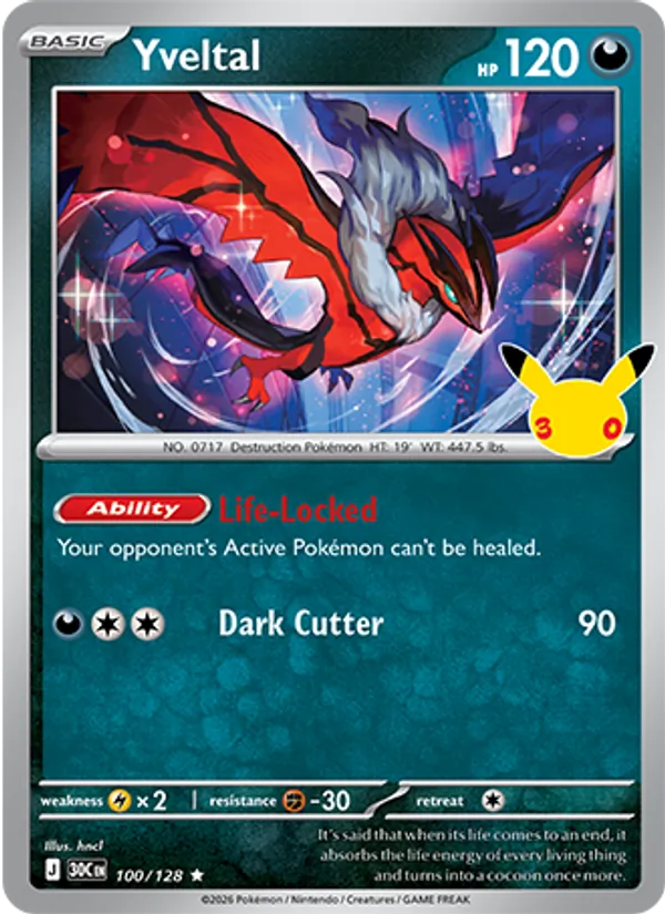 Yveltal #100/128