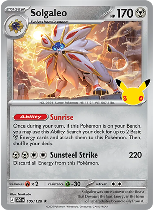 Solgaleo #105/128