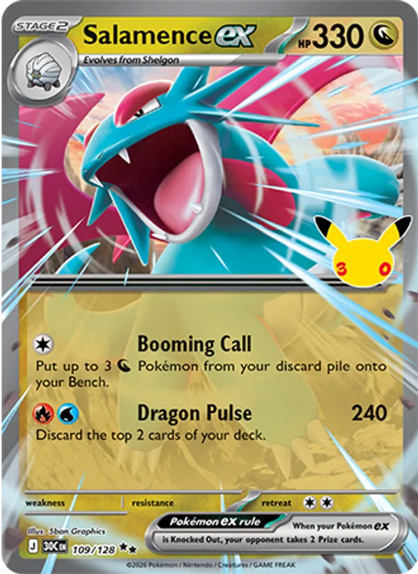 Salamence ex #109/128