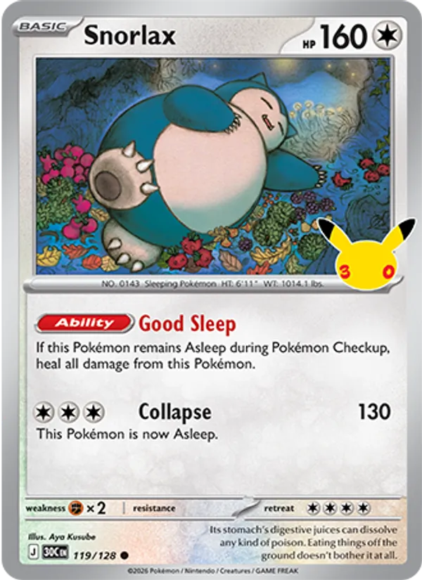 Snorlax #119/128