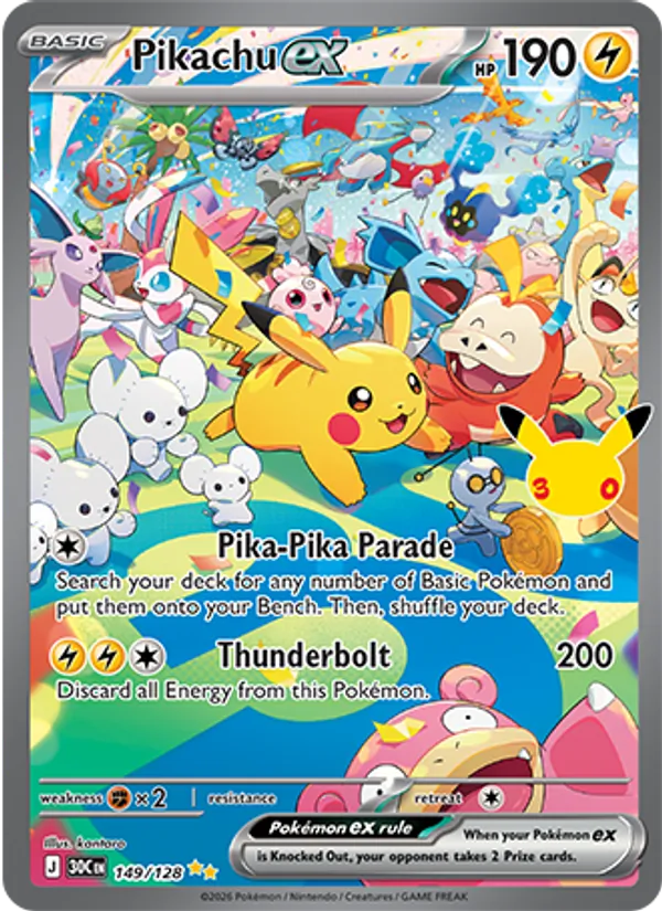 Pikachu ex #149/128