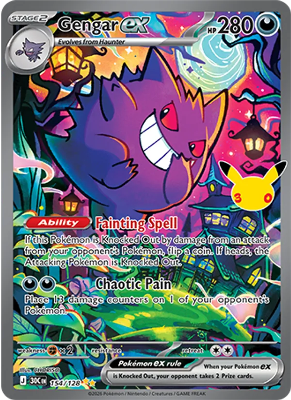 Gengar ex #154/128