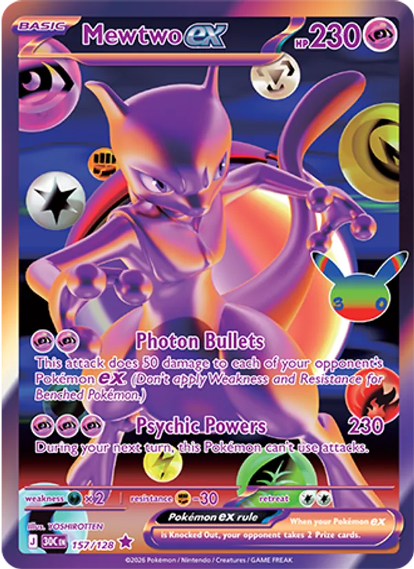 Mewtwo ex #157/128