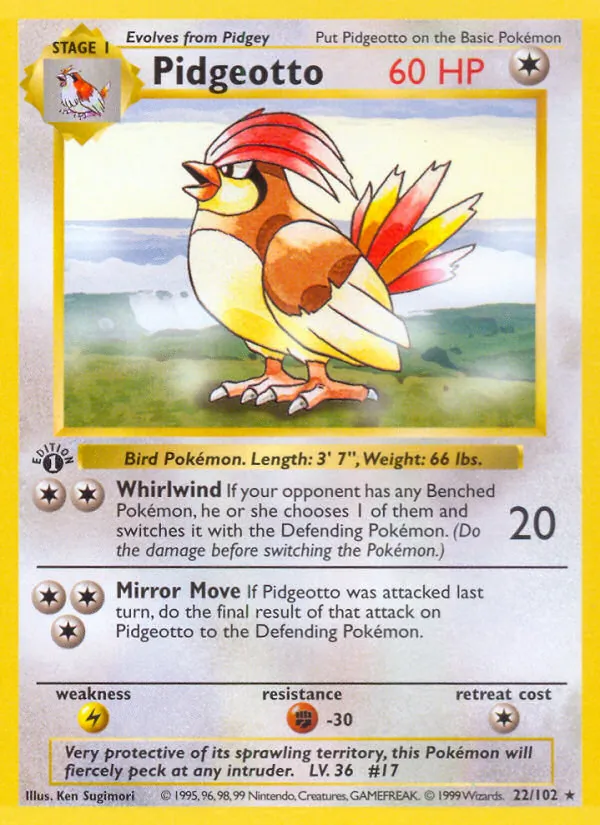 Pidgeotto #22/102