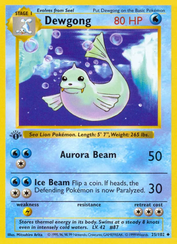 Dewgong #25/102