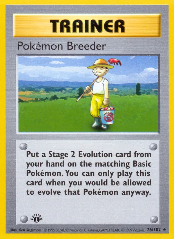 Pokémon Breeder, Base Set #76/102