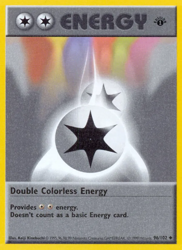 Double Colorless Energy, Base Set #96/102