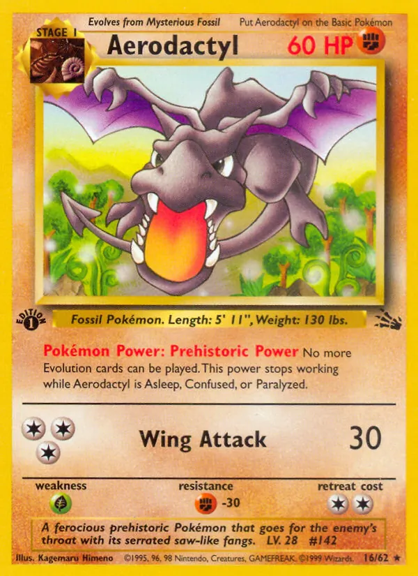 Aerodactyl #16/62