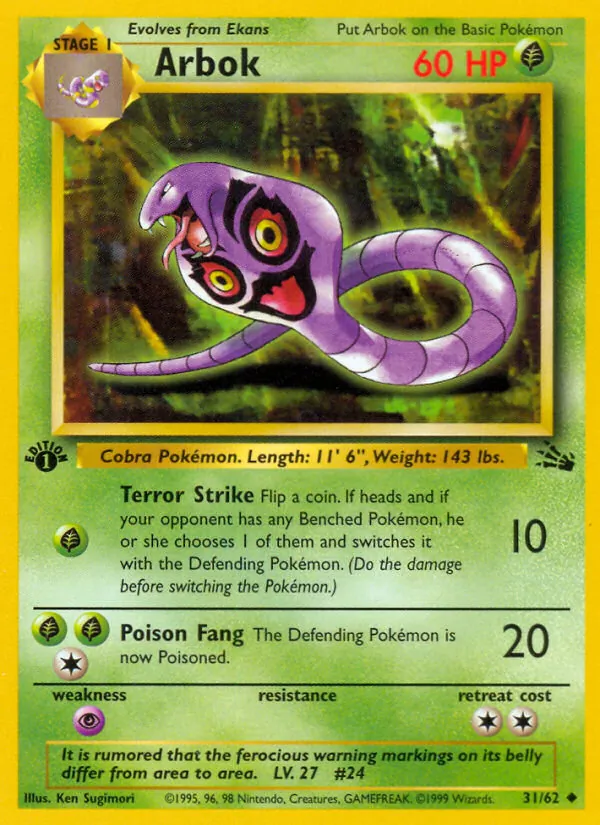 Arbok #31/62
