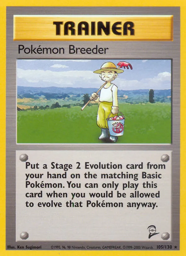 Pokémon Breeder, Base Set 2 #105/130