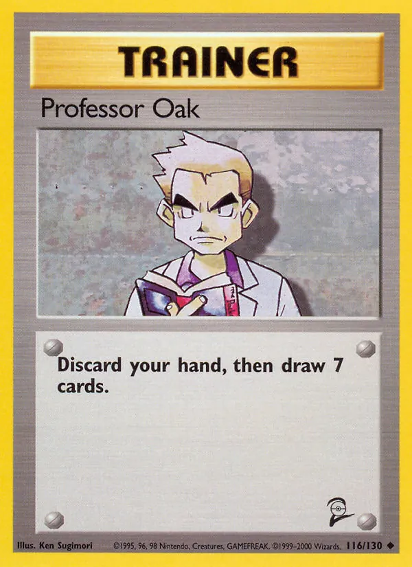 Professor Oak, Base Set 2 #116/130