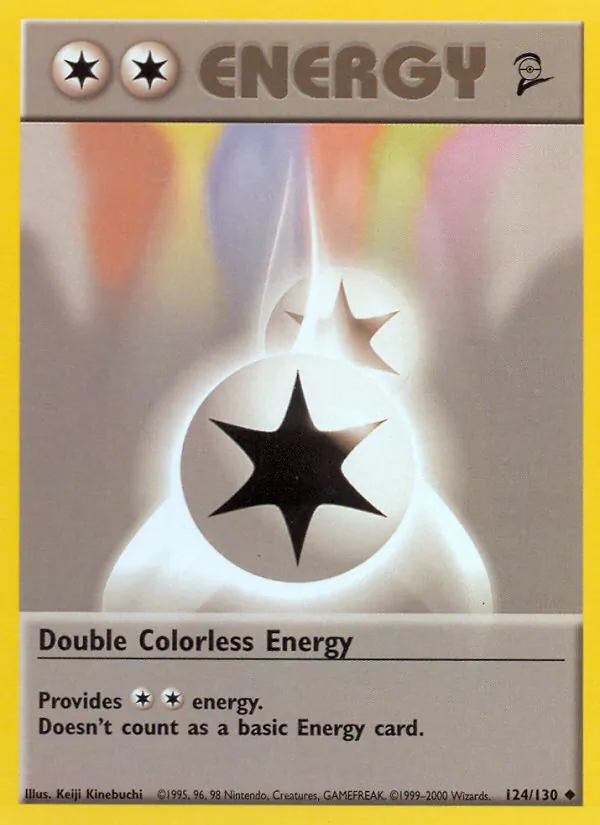 Double Colorless Energy, Base Set 2 #124/130