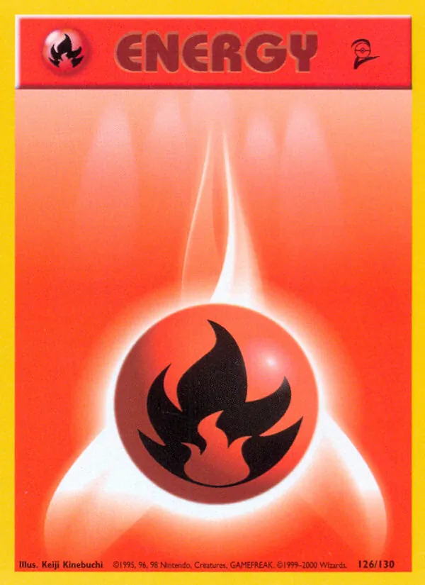 Fire Energy, Base Set 2 #126/130