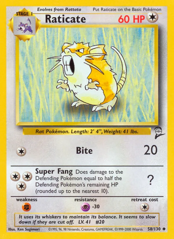 Raticate #58/130
