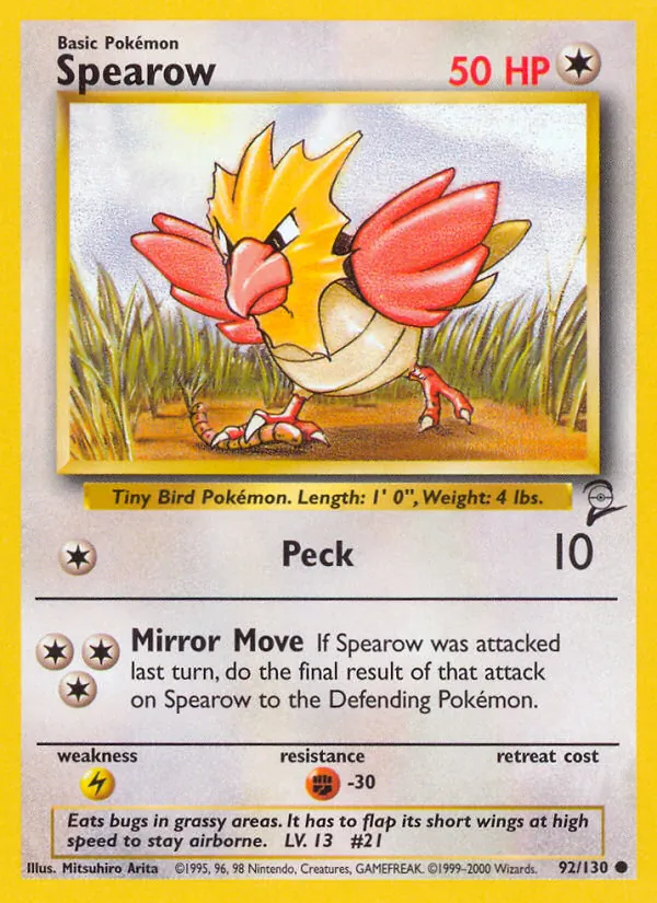 Spearow #92/130