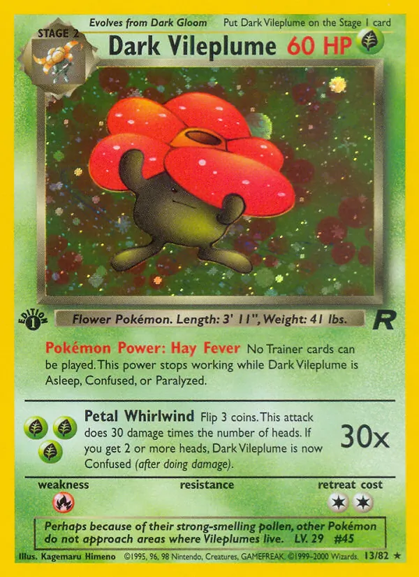 Dark Vileplume #13/82