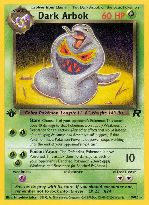 Dark Arbok #19/82