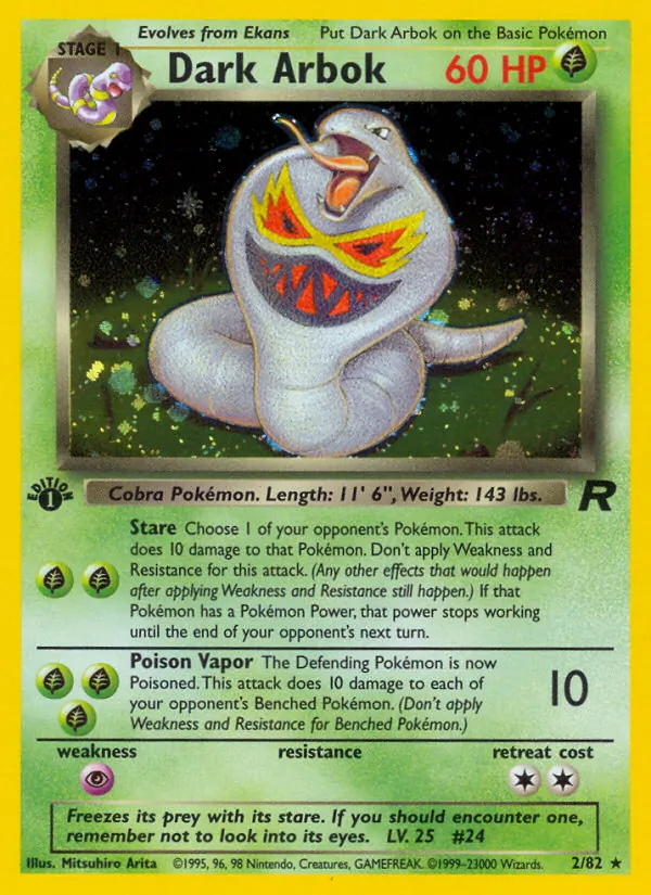 Dark Arbok #2/82