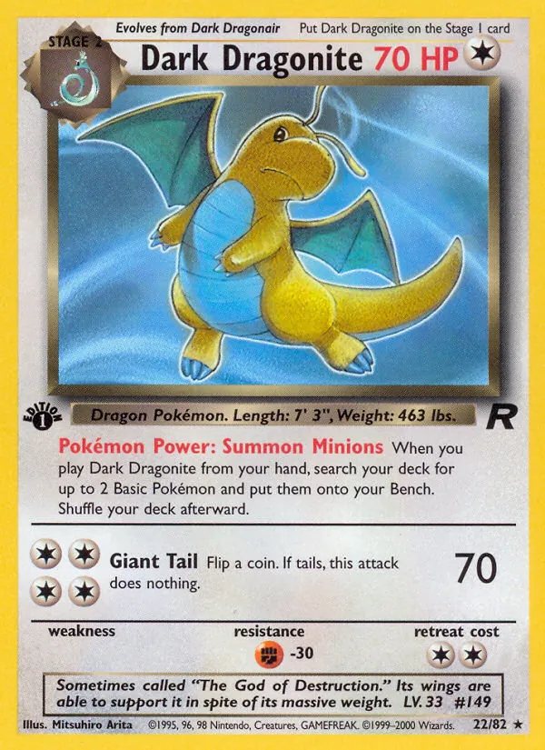 Dark Dragonite #22/82