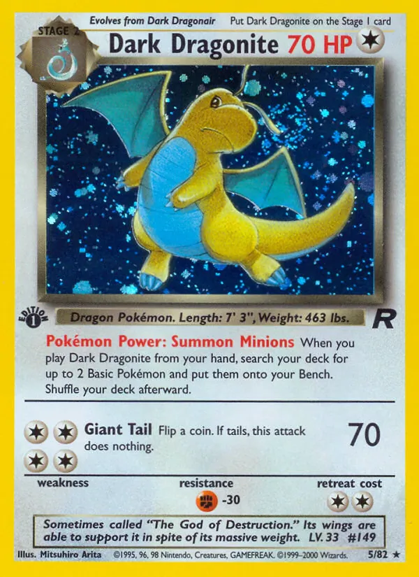 Dark Dragonite #5/82