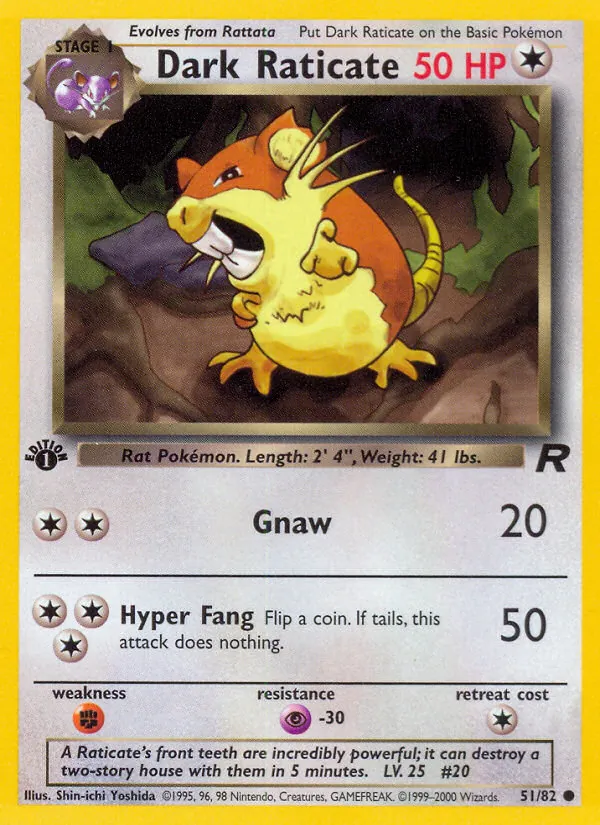 Dark Raticate #51/82